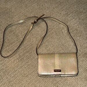 Henri Bendel Snakeskin Crossbody Smartphone case/wallet Bag